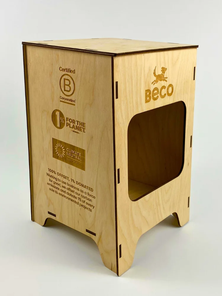 Plywood Display Stands Made For Beco Pets