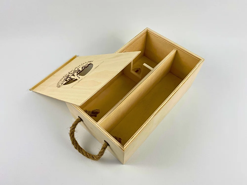 Wooden Box with Custom Compartments