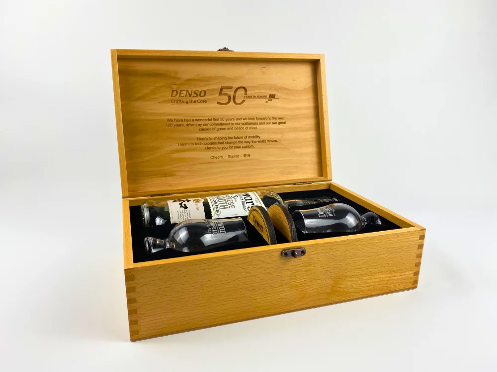 DENSO 50th Anniversary Custom Whisky Presentation Box