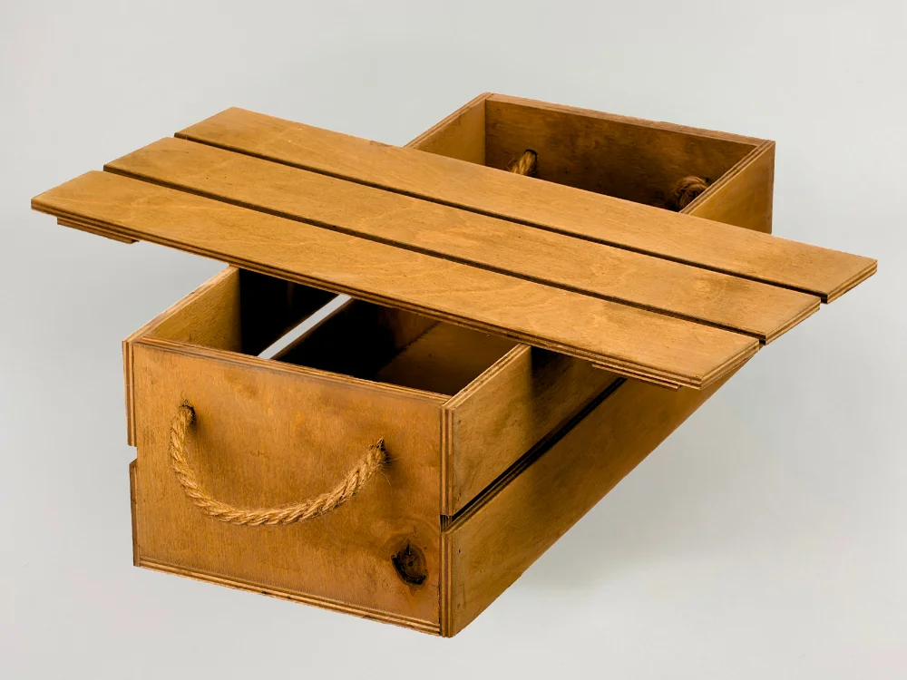 Large Wooden Storage Crates