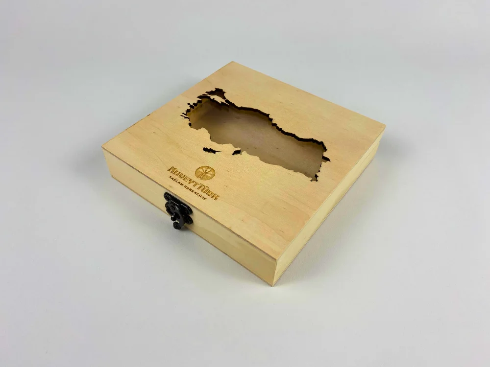 Plywood Box With Laser Cut Out Design