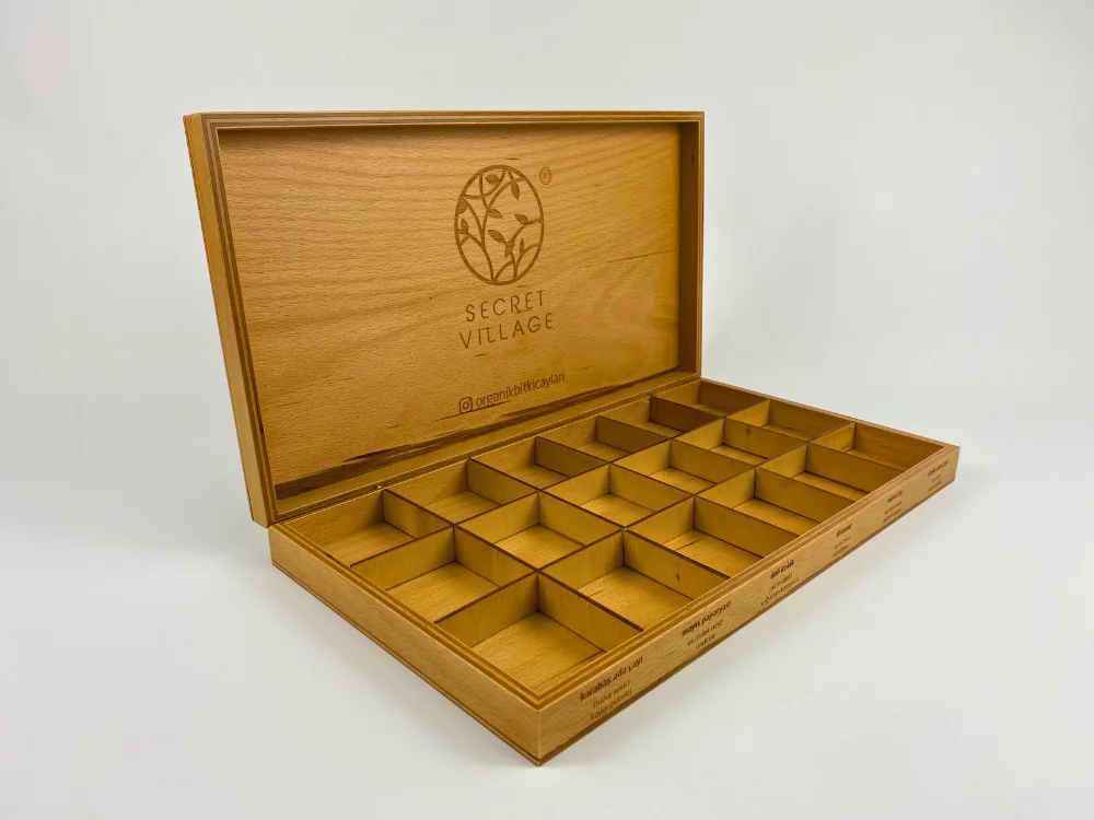 Plywood Herbal Tea Boxes