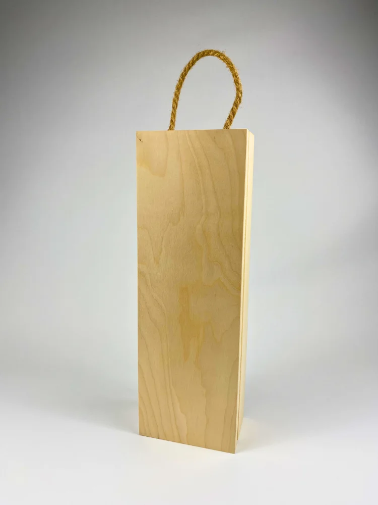 Single Bottle Plywood Wine Boxes