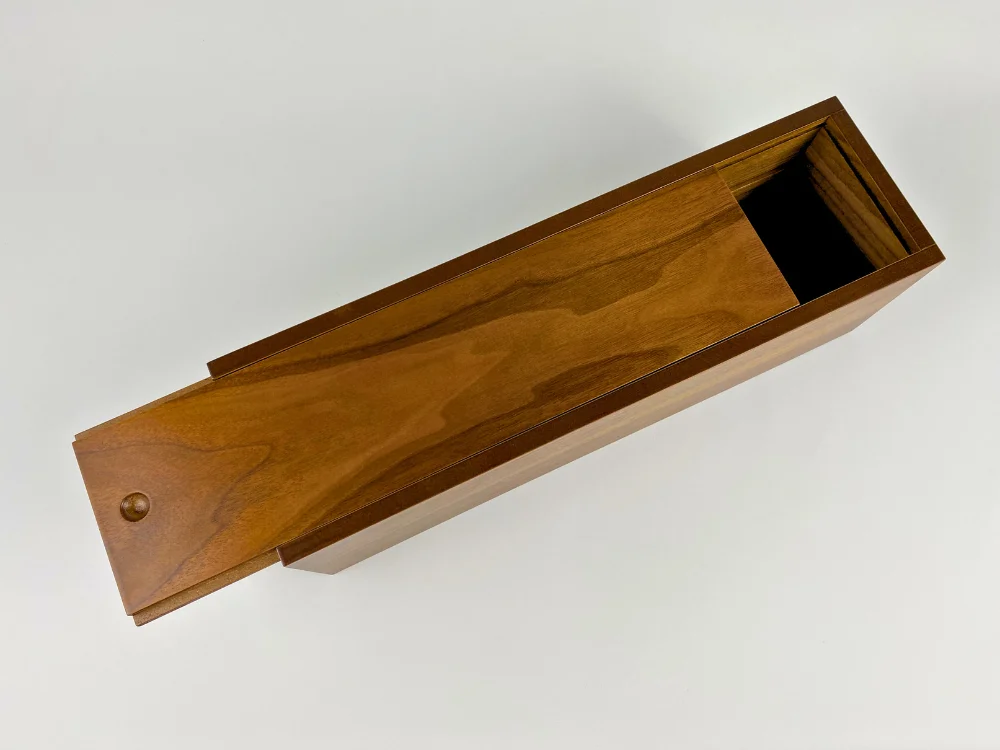 Walnut Veneered MDF Wine Box