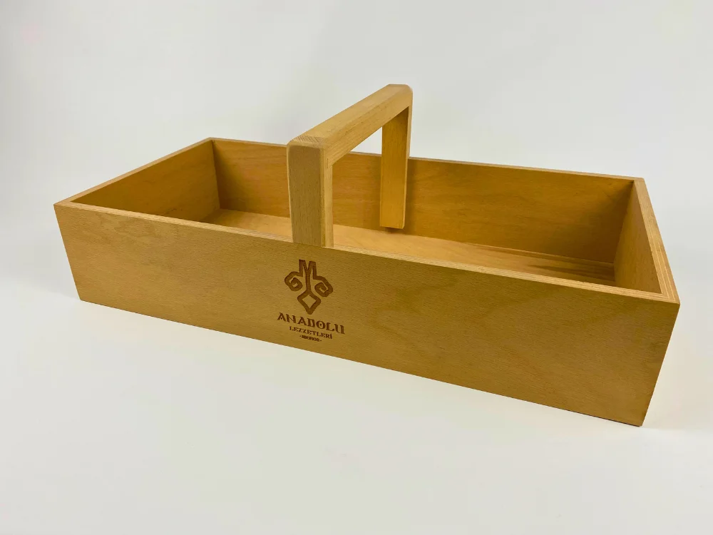 Wooden Storage Basket