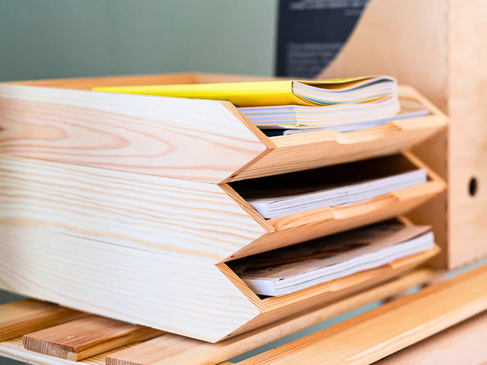 Wooden Storage Trays